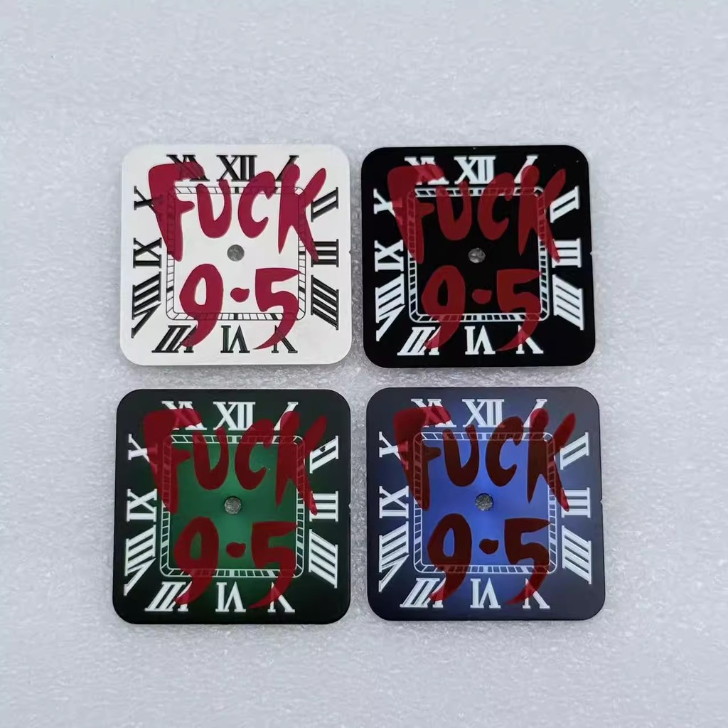 Mặt số NH35 Mặt số vuông La Mã Đường kính mặt số không lịch 27mm Đồng hồ cơ sửa đổi NH35 Phụ kiện đồ