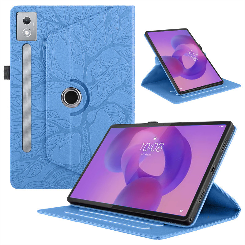 Dành Cho Lenovo Idea Tab Pro 2025 Case Pro 12.7 2023 inch 3D Cây Nổi 360 Độ Xoay Đứng Cho Lenovo Ide