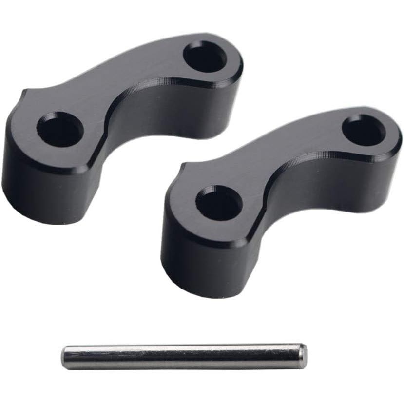 Dewhel Đen 2x Nhôm Cửa Sổ Phía Sau Chốt Bản Lề Trục Cho 95-04 Tacoma 00-06 Tundra Xtracab