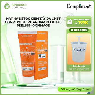   HÀNG NHẬP KHẨU  Mặt nạ Compliment Vitanorm Delicate Peeling-gommage làm sạch sâu cho da căng bóng đều màu 