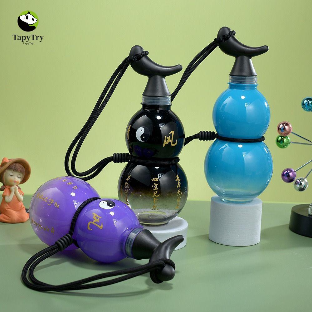 Bình Nước Bầu ALISON, Cốc Nước Phong Cách Trung Hoa Màu Gradient, Tai Chi Di Động 750ML Vintage Chai