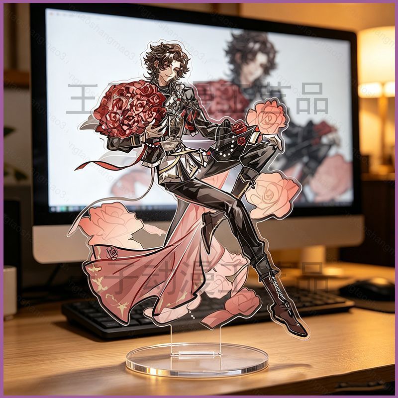 YT3 Nhận Dạng V Naiad Đứng Tấm Tù Nhân Edgar Valden Acrylic Đứng Ký Anime Để Bàn Trang Trí
