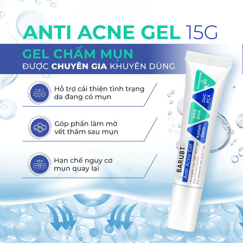 Hàng sẵn có Vận chuyển nhanh TK Bán chạy Gel trị mụn Gel trị mụn nhẹ nhàng Không gây kích ứng Giảm m