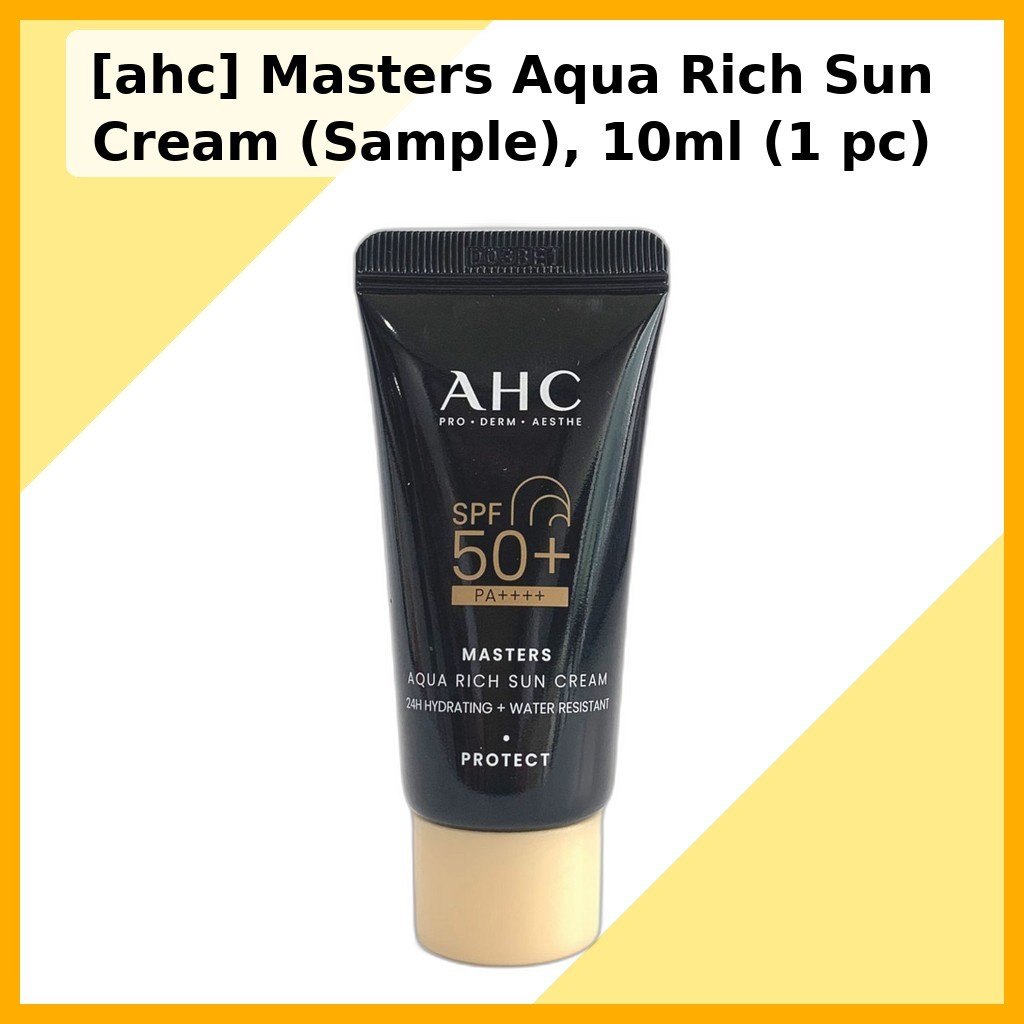 [ahc] Kem chống nắng Masters Aqua Rich (Mẫu), 10ml (1 cái) / Kem chống nắng Hàn Quốc / Công thức nhẹ