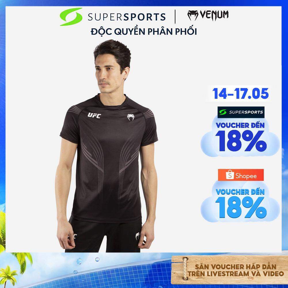 Áo Thun Nam Venum Ufc Pro Line Black Jersey - Black - Đen  - VNMUFC-00059-001