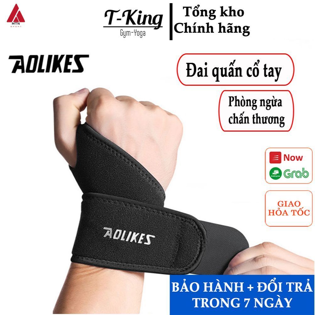 Băng quấn cổ tay Aolikes,Đai quấn bảo vệ cổ tay hỗ trợ nẹp xương ống khớp cổ tay AOLIKES 7937# MTN S
