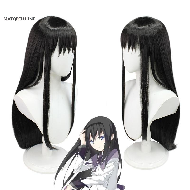 Tóc giả cosplay dành cho nhân vật Homura Akemi từ anime Puella Magi Madoka Magica