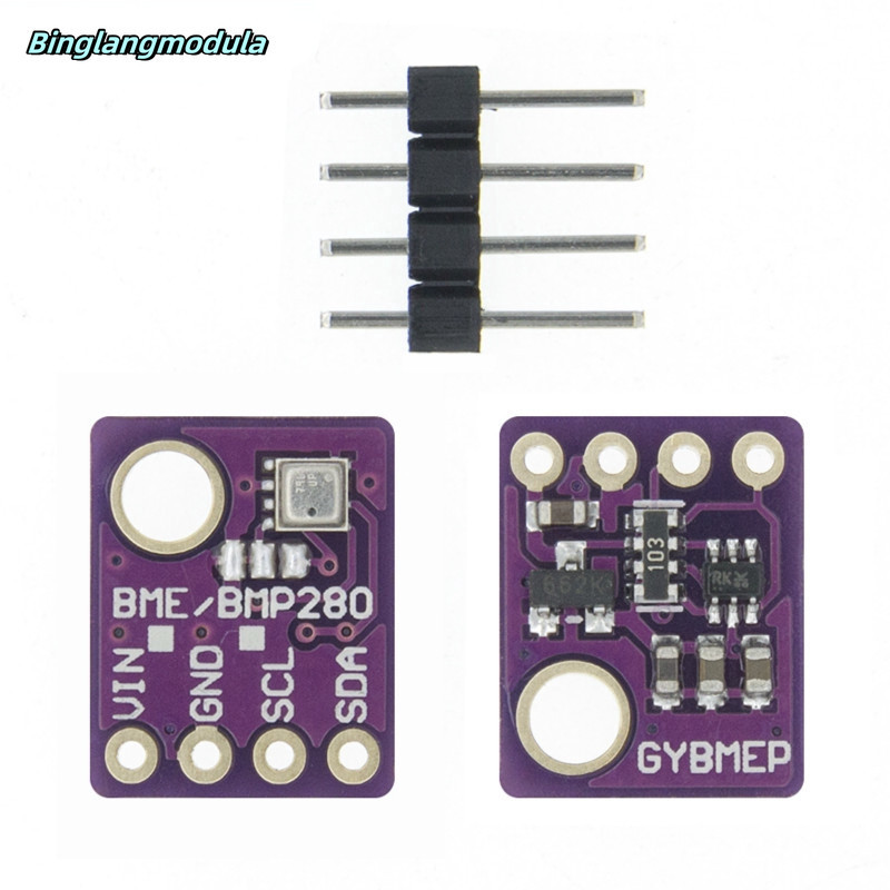 Mô-đun cảm biến nhiệt kỹ thuật số Bme280 5v cho I2C Spi 1.8-5 V Gy-Bme280