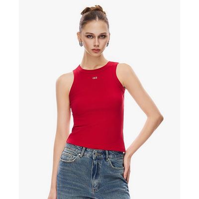 GIGI - Áo ba lỗ nữ cổ tròn phom ôm_G1211T252305-52