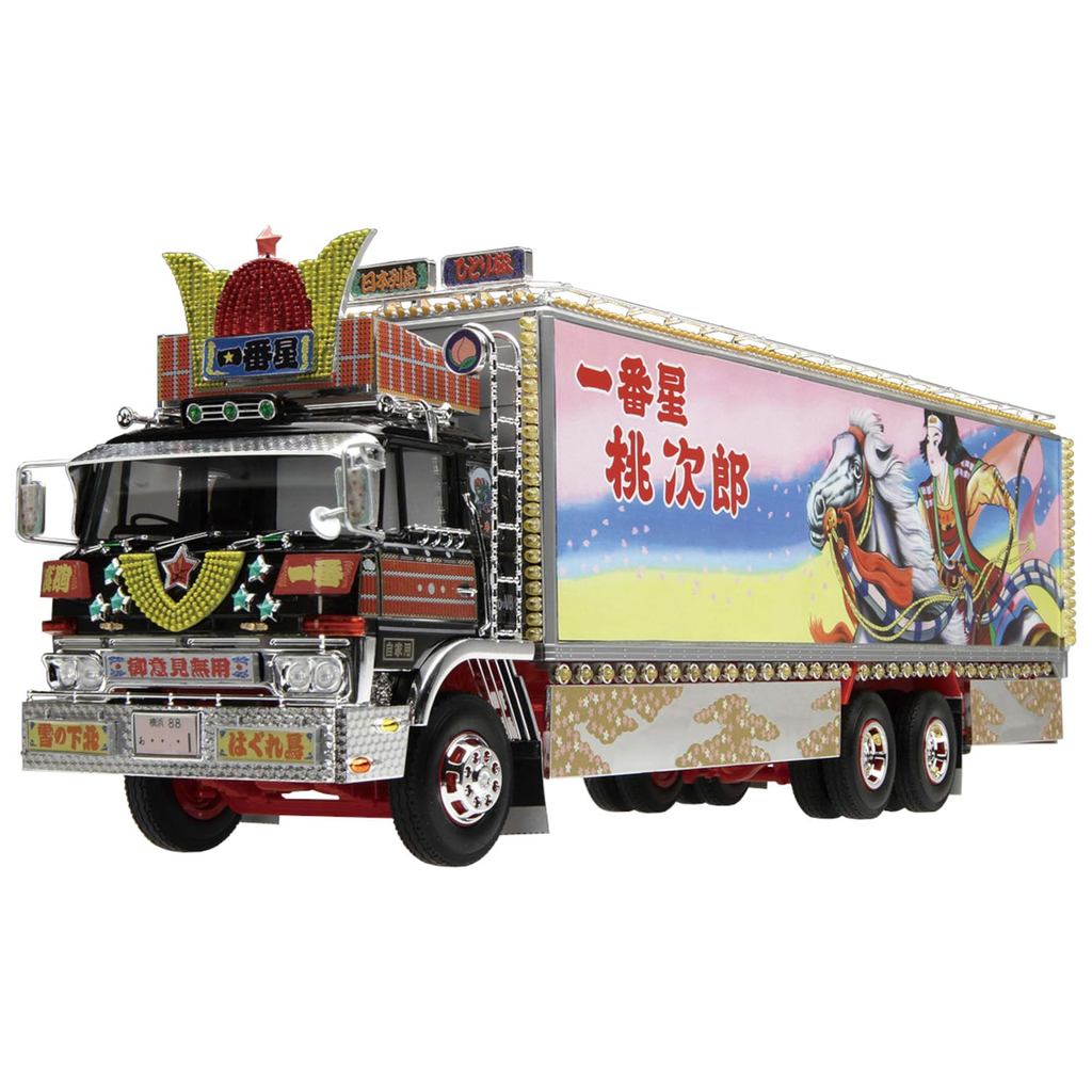 Aoshima Bunka Kyozai (AOSHIMA) 1/32 Truck Yaro Series No. 4 Ichibanboshi Otokoippiki Momojiro Plasti