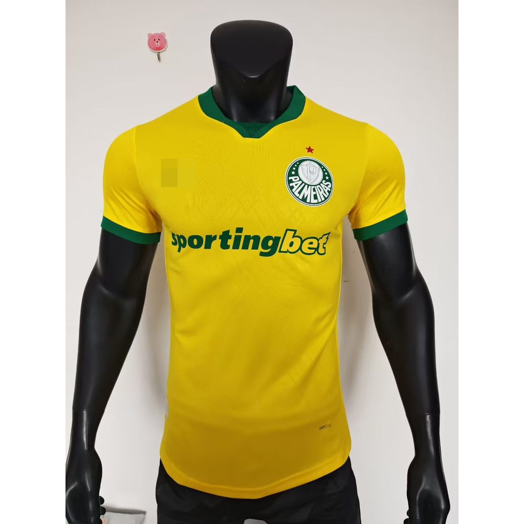 Áo bóng đá sân khách Palmeiras 2025-2026, chất liệu thun ngắn tay thể thao