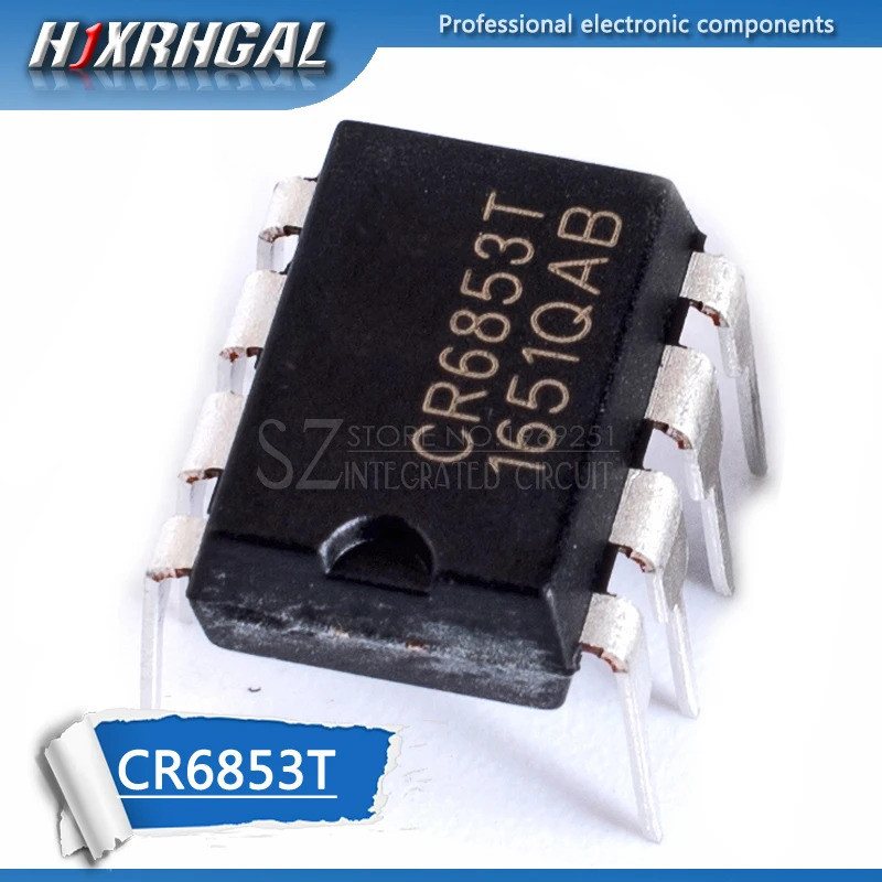 1 Cái CR6853T CR6853 DIP8 DIP 6853