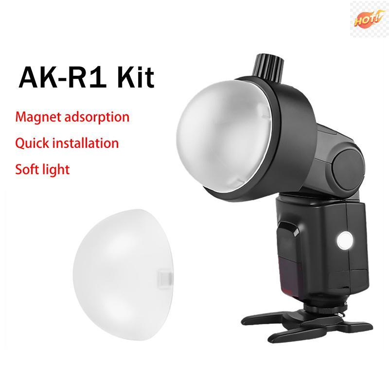 MEET 1Pc AK-R11 Máy khuếch tán vòm từ tính thay thế cho V1 Round- Flash / cho AD200 / AD200Pro / cho