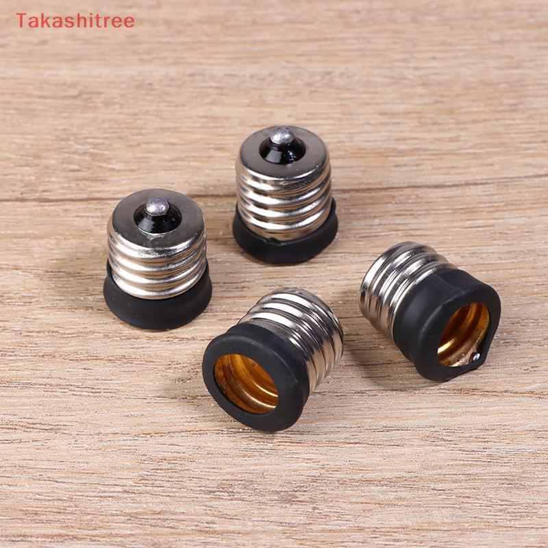 (Takashitree) 2 Cái E17 Sang E12 / E14 Giá Đỡ Đèn Led Chiếu Sáng Đế Chuyển Đổi Bóng Đèn Vít Ổ Cắm Ad