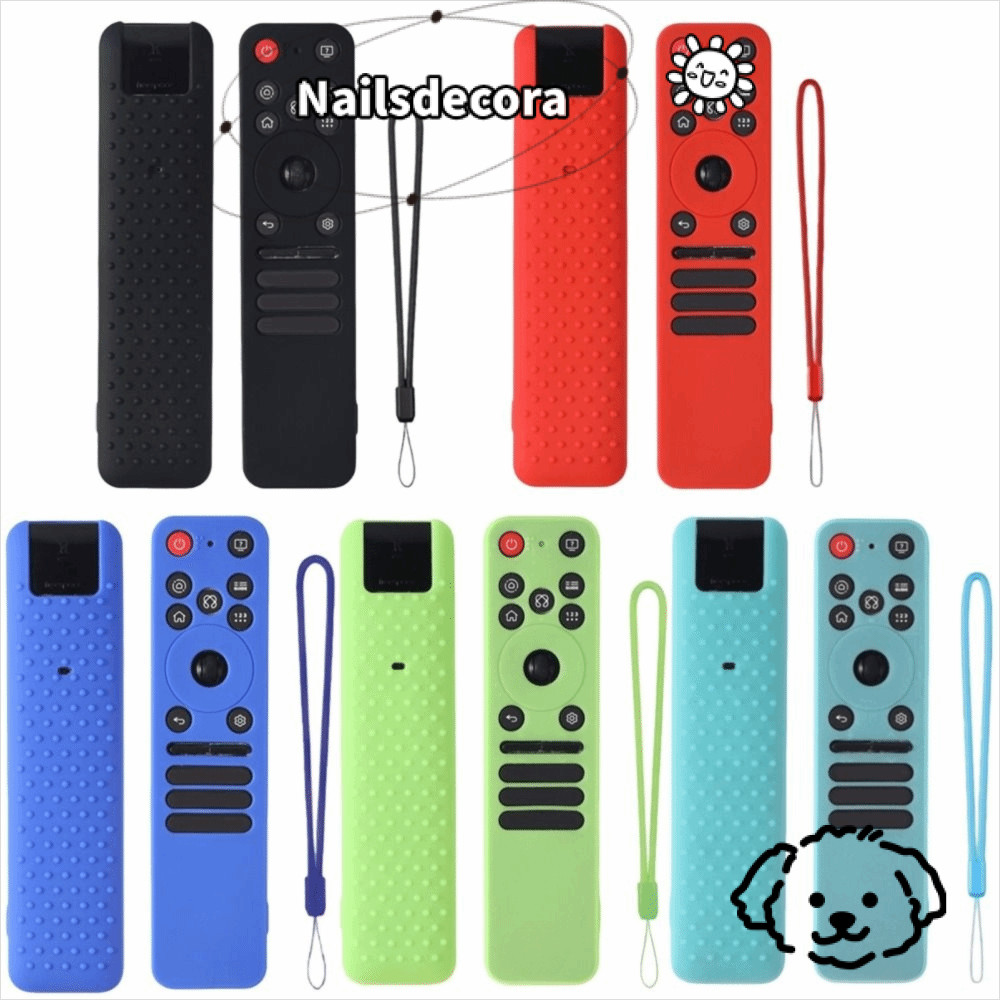 NAILS Bảo vệ, Vỏ điều khiển từ xa chống sốc bằng silicon, có vỏ mềm bảo vệ dây buộc cho LG MR-235GA 