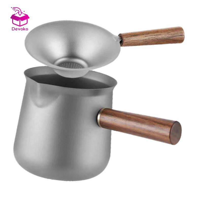 Devoko Titanium Tea Maker 11 Oz Tea Cup Đa Năng Kungfu Ấm Trà Di Động Có Lọc Trà Chia Sẻ Cốc Cho Văn