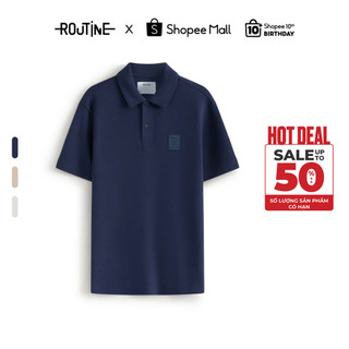  Áo Polo Tay Ngắn Nhãn Trang Trí Form Loose - Routine 10F24POL031R1 