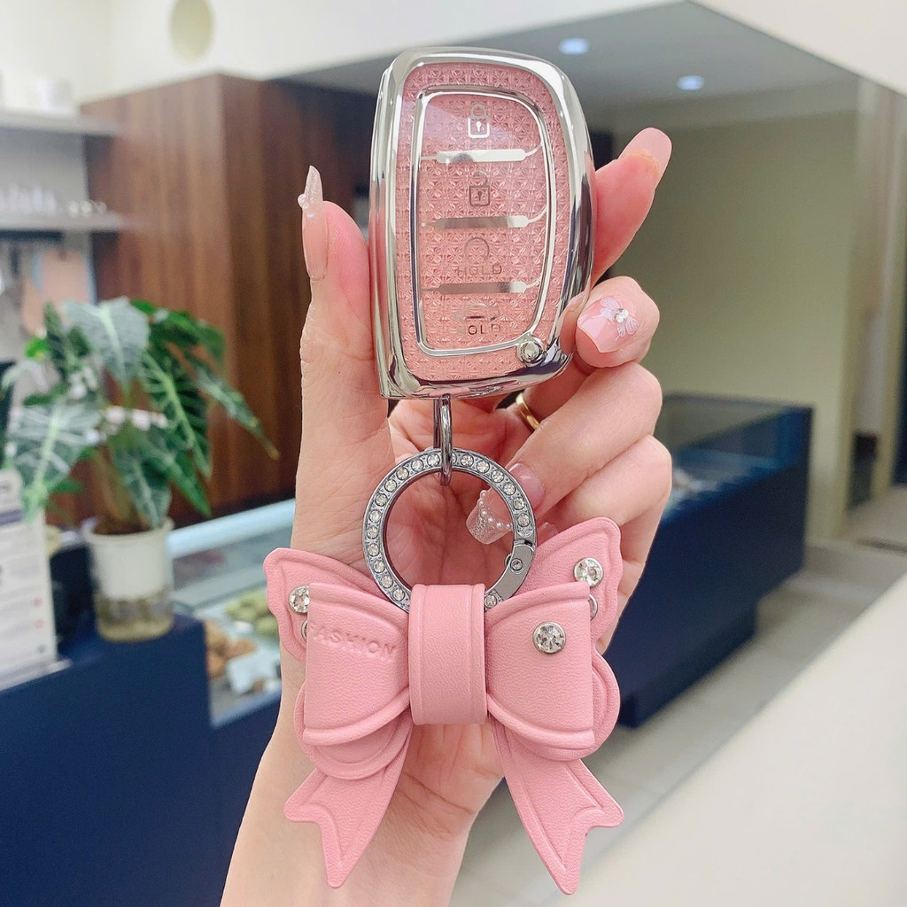 Bọc Chìa Khóa Hyundai CRETA, STARZAGER 4 Nút Bấm TPU Blink Blink - Ốp Khóa Ô Tô Hyundai Creta