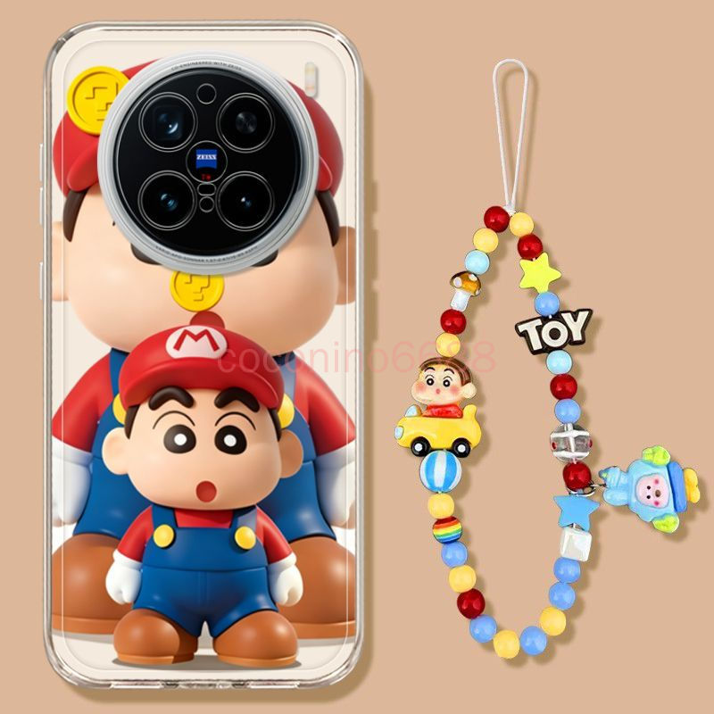 Ốp điện thoại Vivo X300 Pro x300 pro x300 ultra Ốp bảo vệ trong suốt Mario Shin-Chan
