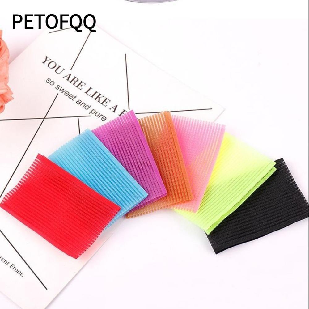 PETOFQQ 10 Cái / bộ Miếng Dán Tóc, Miếng Dán Ma Thuật Bằng Nylon Nhiều Màu, Phụ Kiện Tóc Viền Tóc Ba