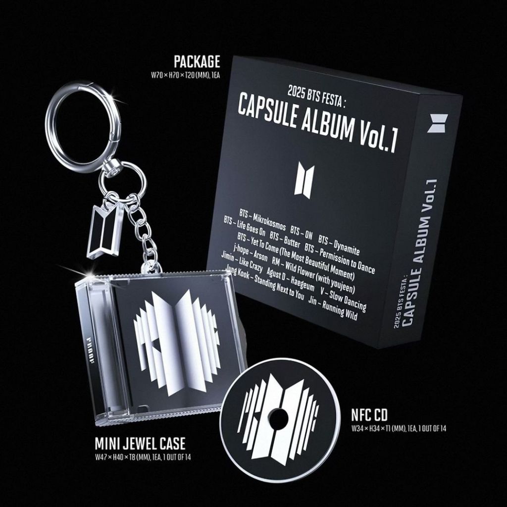 BTS Capsule Album 2025festa giới hạn album chính hãng