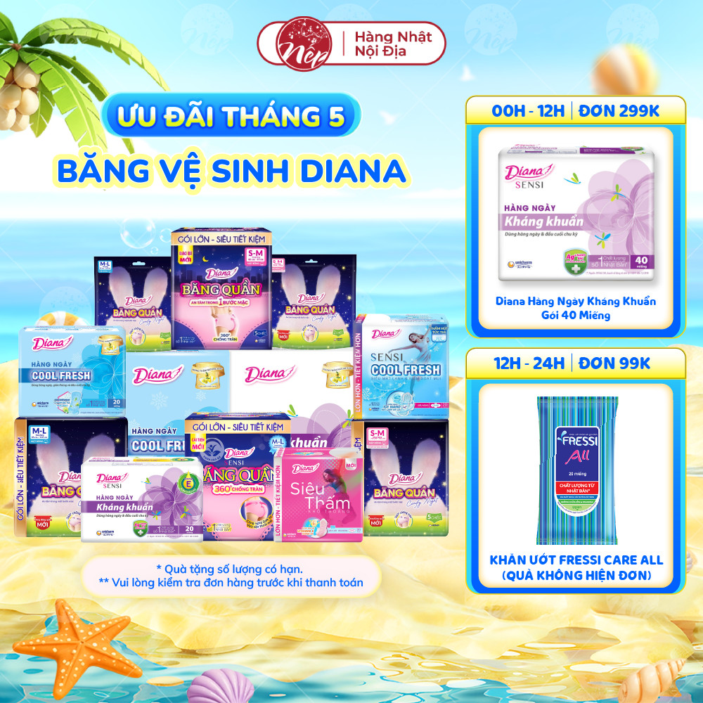 [Tổng] Diana Băng Quần, Diana Sensi, Diana Comfy Night, Băng Hằng Ngày, CoolFresh_nepshop1