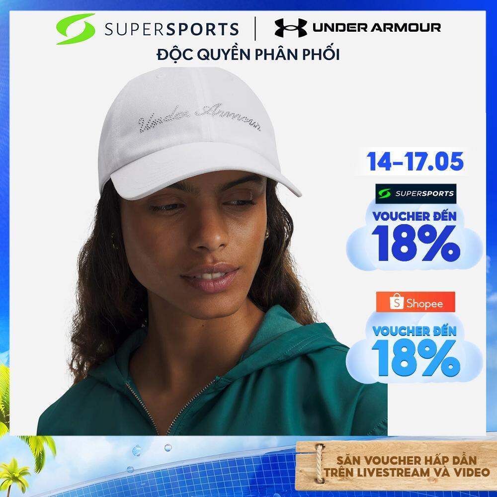 Mũ Lưỡi Trai Nữ Under Armour Essential Low Adjustable - 6012685-100