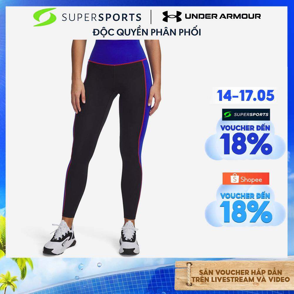 Quần Bó Thể Thao Nữ Under Armour Project Rock - Đen - 1389699-001