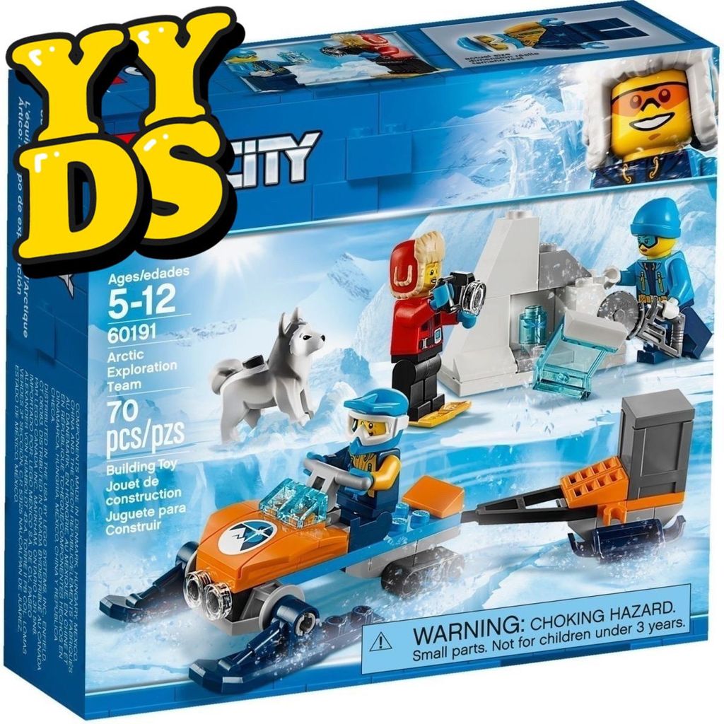 Tương thích với Lego Khối xây dựng City Series 60191 Hội giáo dục thám hiểm Bắc Cực Bole 10992 Đồ ch