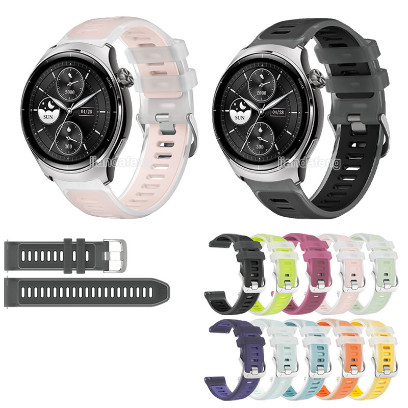 Dây đeo silicon thạch mờ cho Mibro Watch Lite 3 Pro Lite 2 C2 C3 C4 A1 A2 GS Active