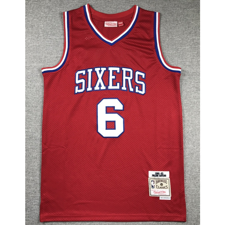 Áo bóng rổ JOCELLN NBA Philadelphia 76ers No.6 Erving