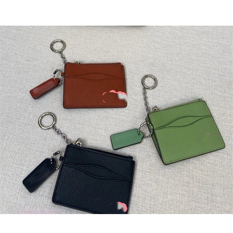 CQ061 Zip Card Case Women Men Holder Wallet Coin Pouch Dompet Wanita 061
