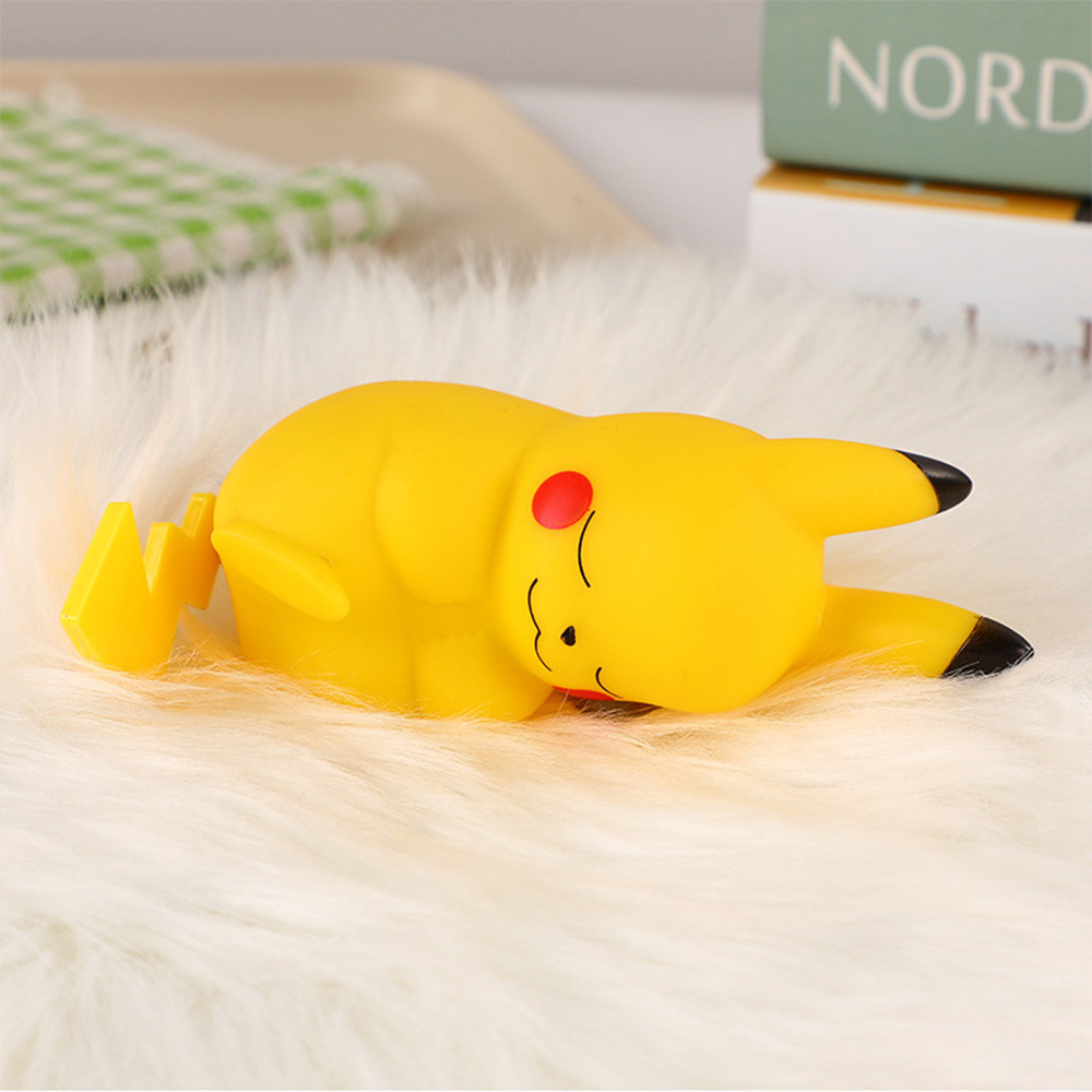 Pokemon Pikachu Night Light Glowing Toy Cute Pikachu Pocket Monster Bedside Lamp Bedroom Living Room