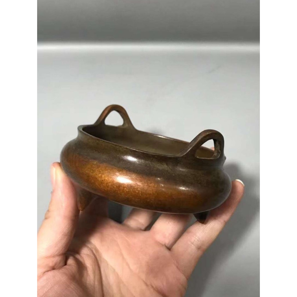 Cổ Seiko Pulp Daming Xuande Nhỏ Lư Hương Trọng Lượng khoảng 270g 12.9fc