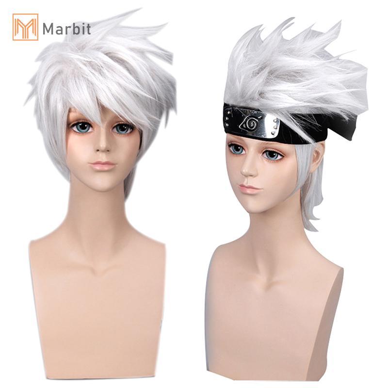 Marbit Anime Tóc Giả Cho Nhân Vật Cosplay Hatake Kakashi
