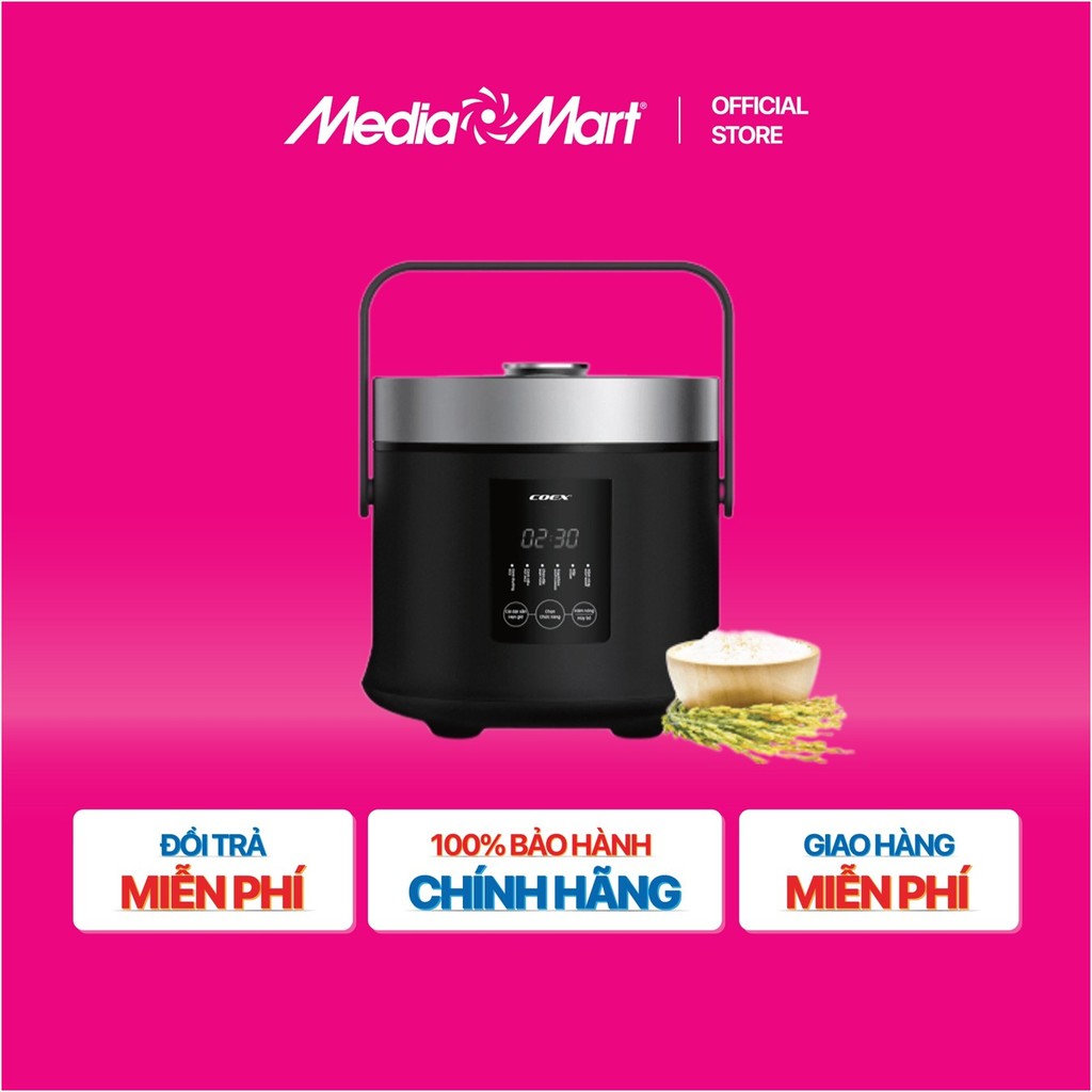 [MediaMart ONLINE-Ship 0đ] Nồi cơm điện tử 0.8 lít Coex CR-3413
