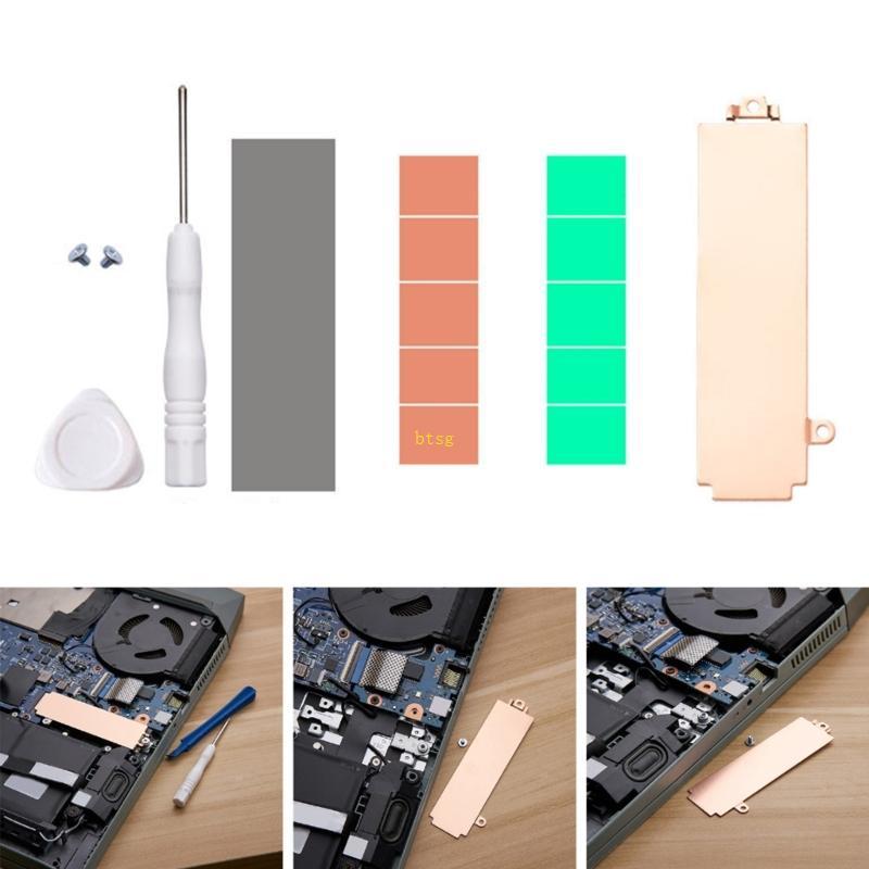 Btsg M 2 2280 SSD Giá đỡ gắn ổ cứng Tản nhiệt cho Dell G15 5520 5521 5525