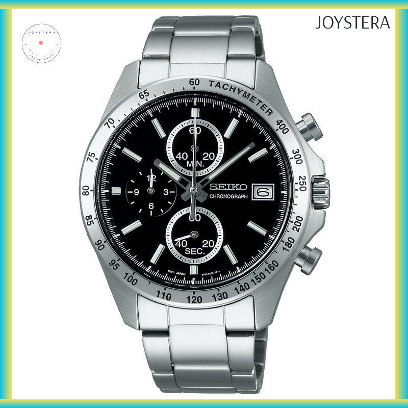 [Đồng hồ Seiko] Đồng hồ Seiko Selection Quartz Chronograph (3 mặt dọc) Nam