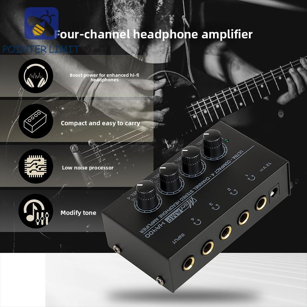 Bộ khuếch đại âm thanh siêu nhỏ POINTER LIMIT HA400, Bộ khuếch đại âm thanh nổi 1 đầu vào HA400 4 kê