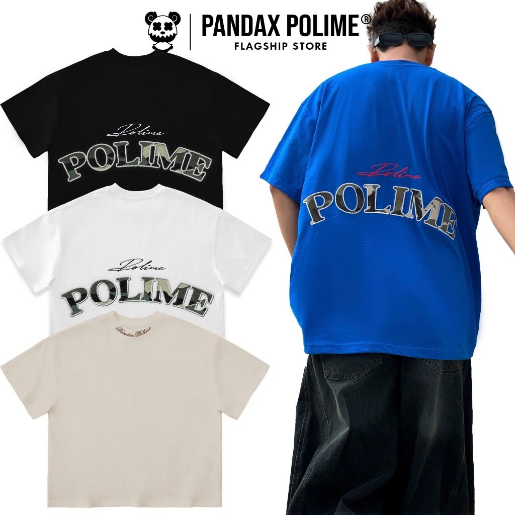 Áo phông big boxy tee local brand 280gsm thêu camo form rộng ngắn tay lỡ cotton px pandax polime