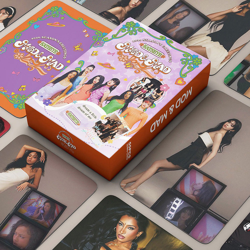 KPOP 55 Chiếc KATSEYE Photocards LOMO Card 2026 Mod & Mad Album Bộ Sưu Tập Thẻ