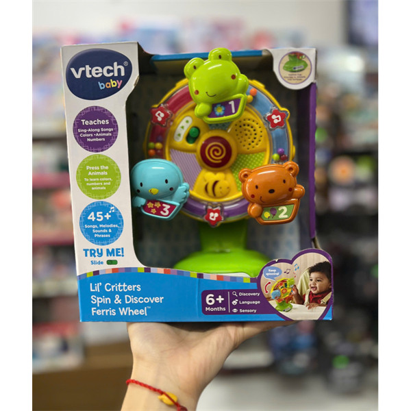 Đồ chơi 80-165900 VTech Baby Lil' Critters Spin and Discover Ferris Wheel