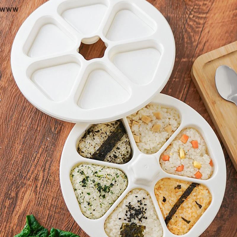 [auz] Sushi Mold Lunch Box Rice Ball Press Set Kitchen Tools