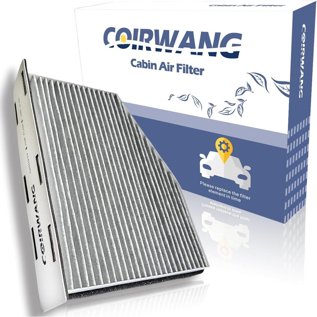 CF10373 Bộ lọc không khí Cabin Than hoạt tính Tương thích với VW Golf / GTI / Jetta / Passat / Tigua