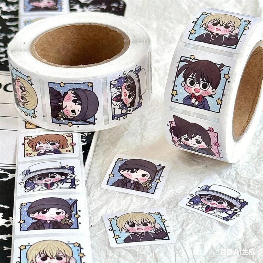 500 Chiếc Thám Tử Lừng Danh Conan Anime Hàng Hóa Cuộn Dán Handmade Lều Trang Trí Quà Tặng Giáng Sinh