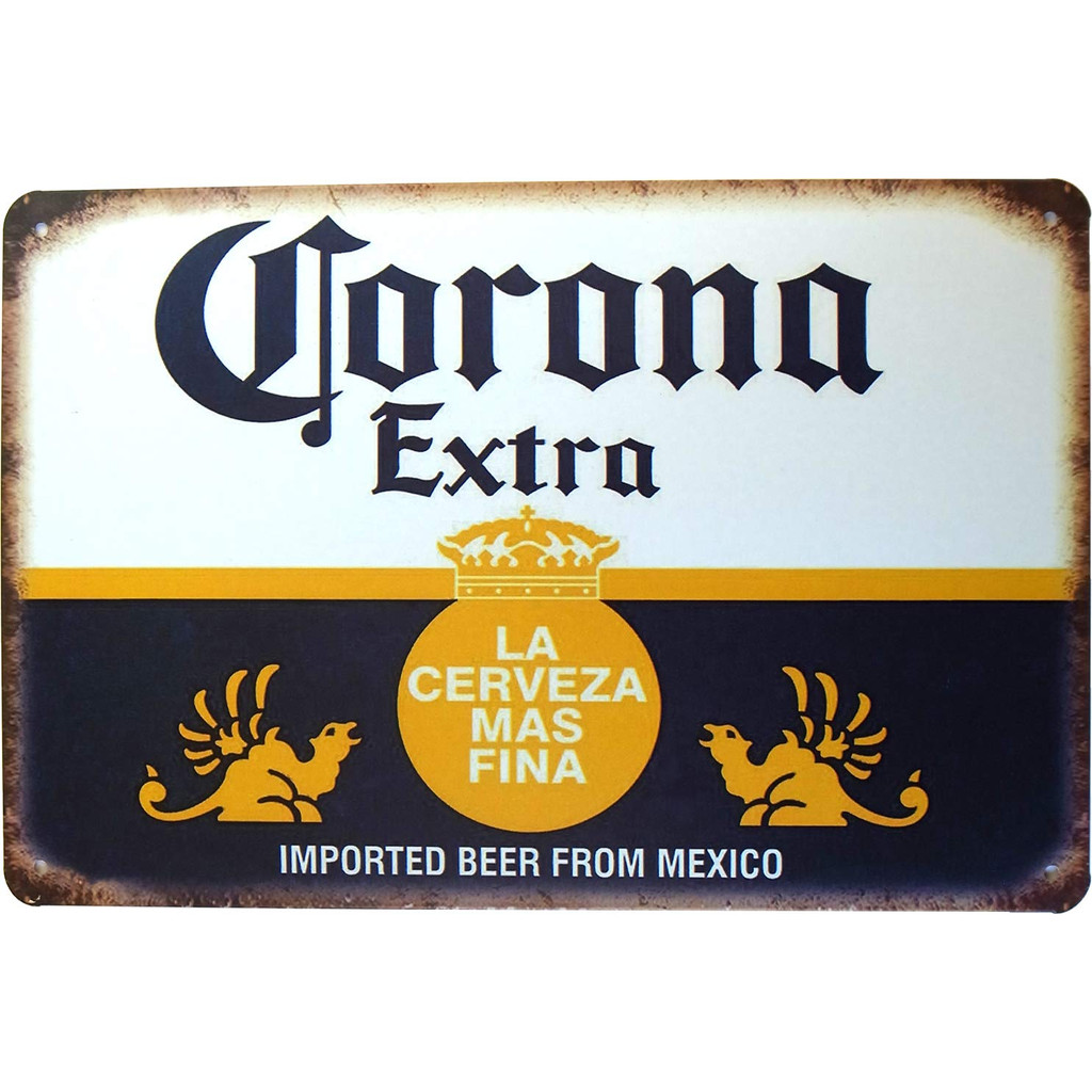 [Trực tiếp từ Nhật Bản]Biển quảng cáo bia Corona 20cm×30cm Corona Extra Beer kích thước A4 hàng nhập