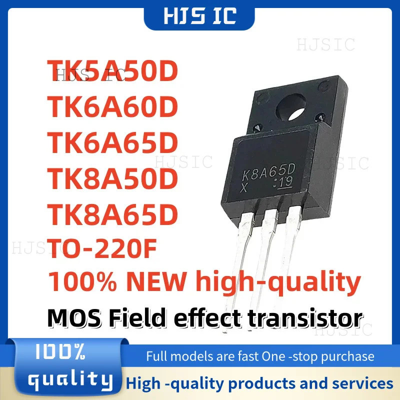 5 Chiếc TK5A50D TK6A60D TK6A65D TK8A50D TK8A65D K5A50D K6A60D K6A65D K8A50D K8A65D TO-220F Hiệu Ứng 