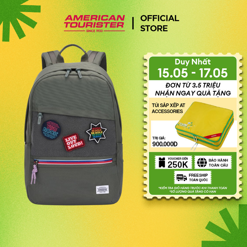 Balo Grayson ASR (Patches) American Tourister