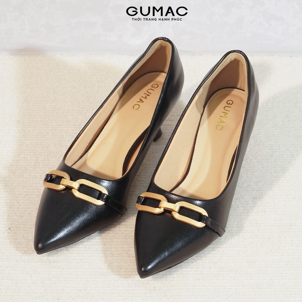 Giày bít phối khóa thời trang nữ GUMAC GF04058