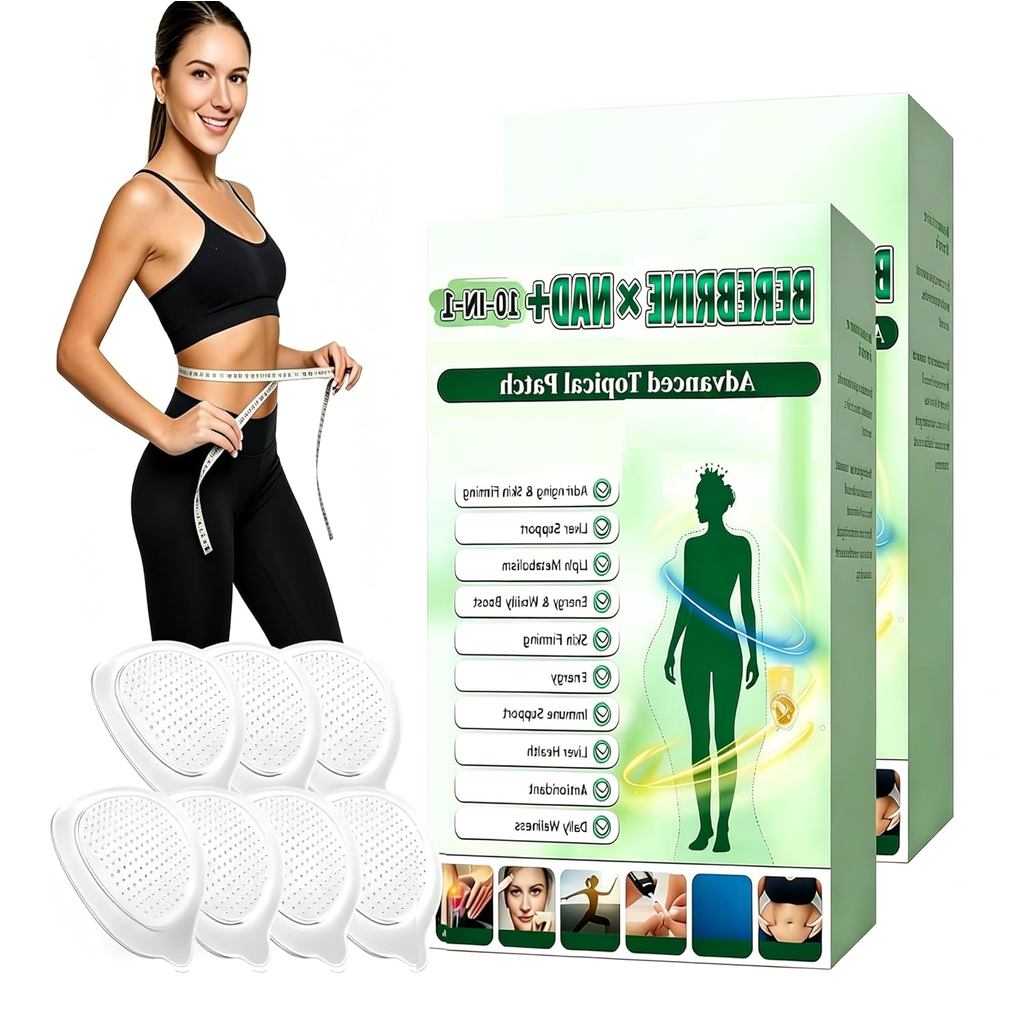 Miếng dán Berberine Moringa 10 trong 1 Advanced Nano Microdarts Patch, Moringa Berberine X Nad Patch